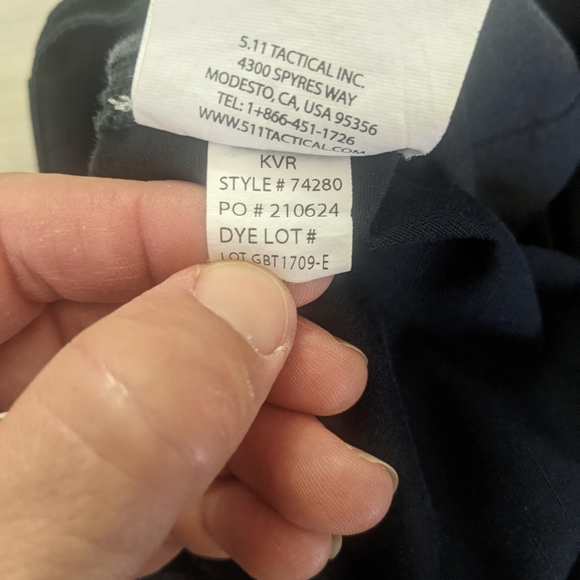 5.11 Tactical 74280 Navy 34 - Picture 3 of 15